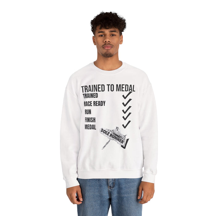 Trained To Medal: Unisex Heavy Blend™ Crewneck Sweatshirt