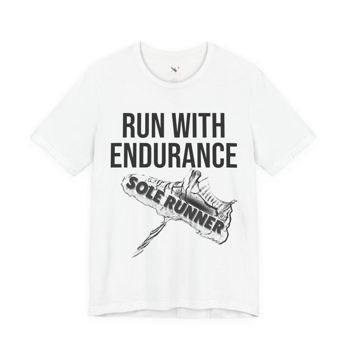 Run With Endurance: Unisex Jersey Short Sleeve Tee
