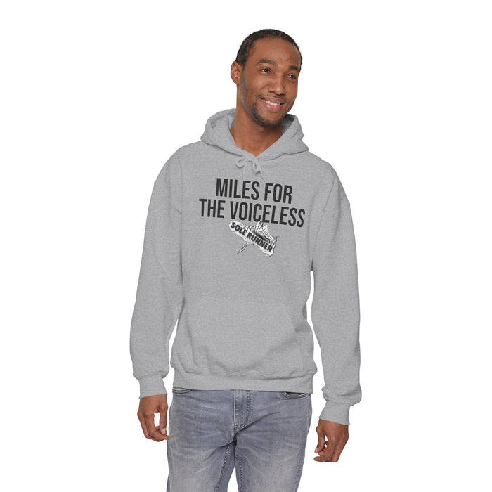 Miles For The Voiceless: Unisex Heavy Blend™ Hooded Sweatshirt