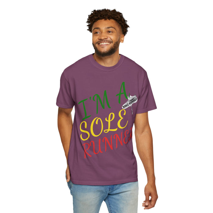 I'm Sole Runner®-Rasta Colors: Unisex Garment-Dyed T-shirt