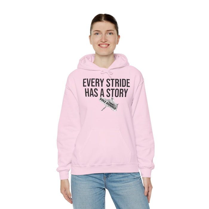 Every Stride Has A Story: Unisex Heavy Blend™ Hooded Sweatshirt