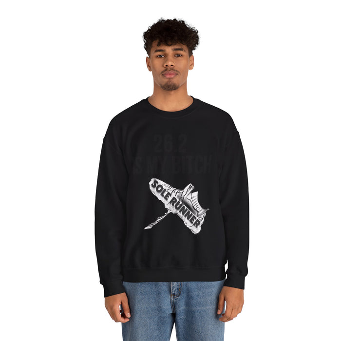 26.2 Is My Bitch: Unisex Heavy Blend™ Crewneck Sweatshirt