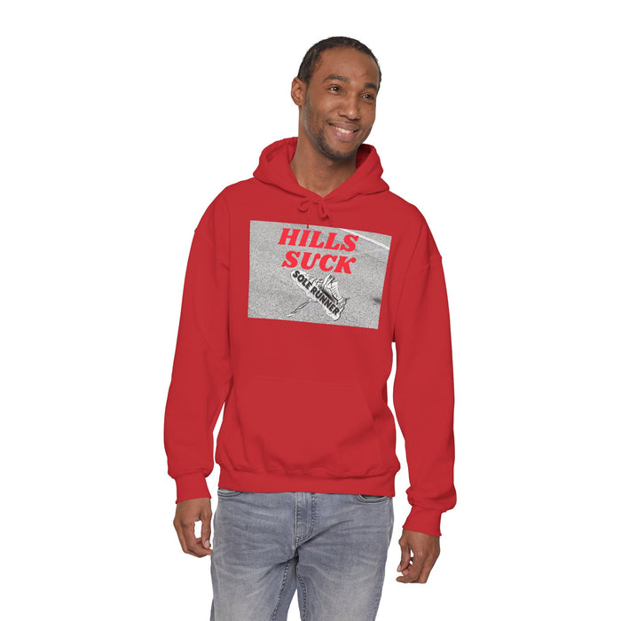 Hills Suck: Unisex Heavy Blend™ Hooded Sweatshirt
