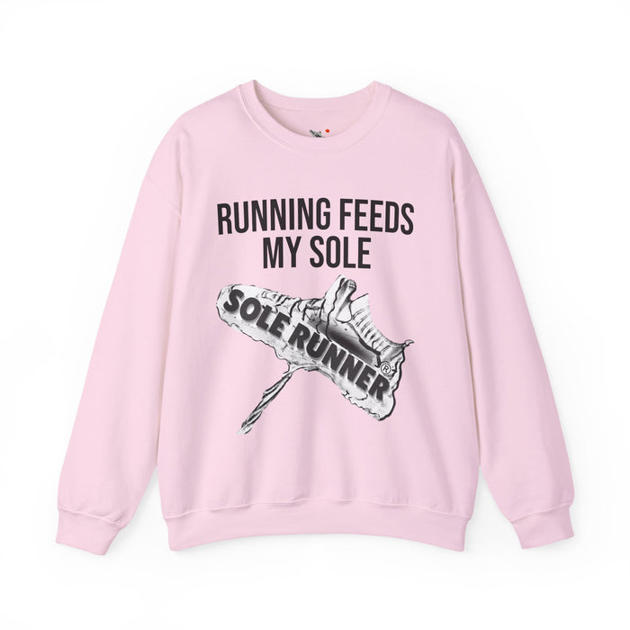 Running Feeds My Sole: Unisex Heavy Blend™ Crewneck Sweatshirt