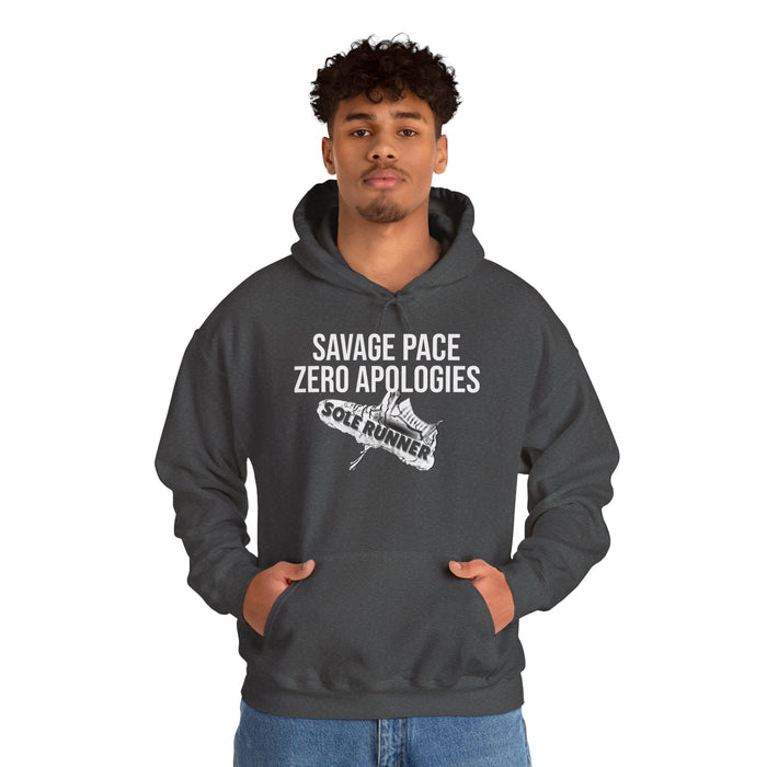 Savage Pace Zero Apologies: Unisex Heavy Blend™ Hooded Sweatshirt
