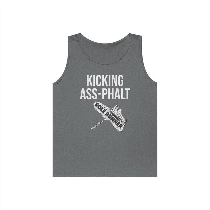Kicking Ass-Phalt: Unisex Heavy Cotton Tank Top