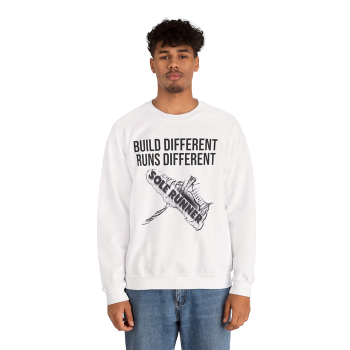 Built Different. Runs Different: Unisex Heavy Blend™ Crewneck Sweatshirt