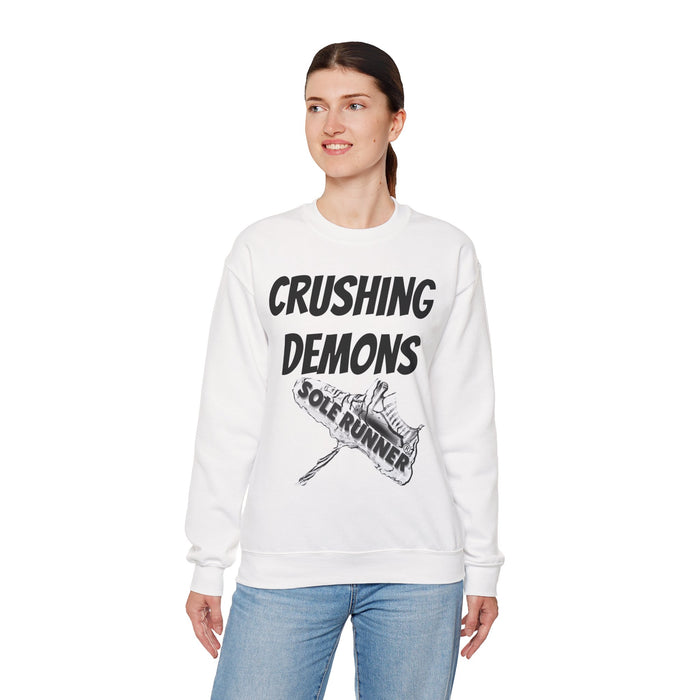 Crushing Demons: Unisex Heavy Blend™ Crewneck Sweatshirt