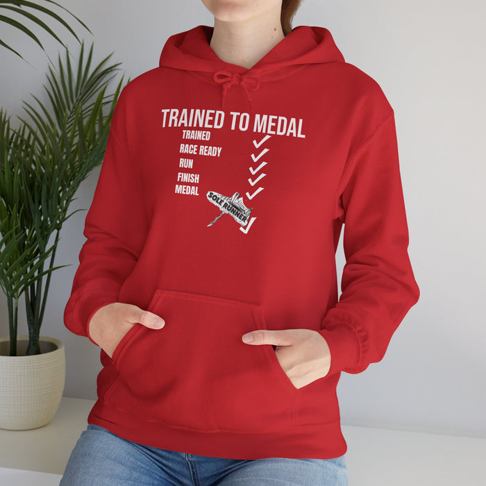 Trained To Medal: Unisex Heavy Blend™ Hooded Sweatshirt