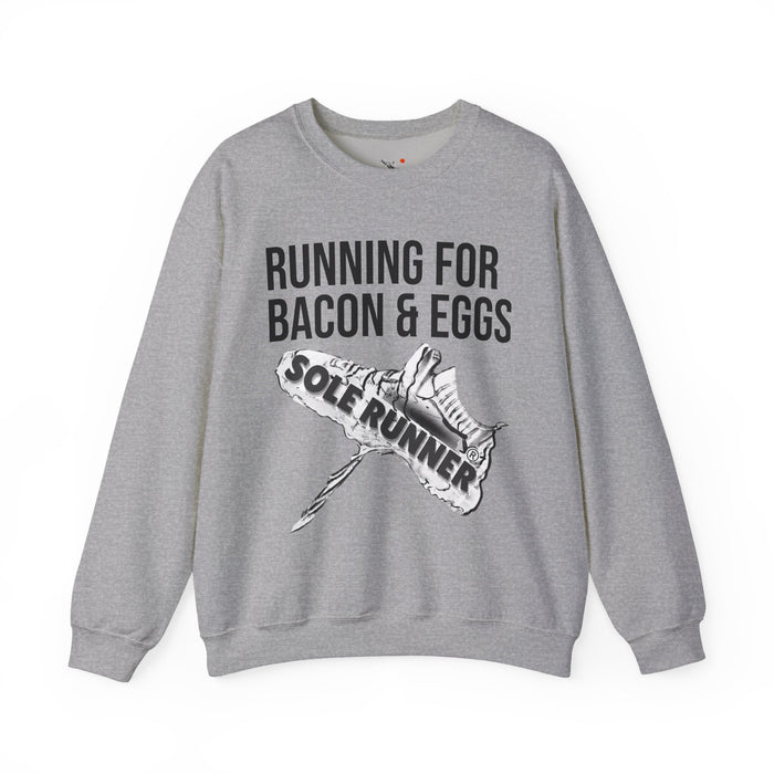 Running For Bacon & Eggs: Unisex Heavy Blend™ Crewneck Sweatshirt