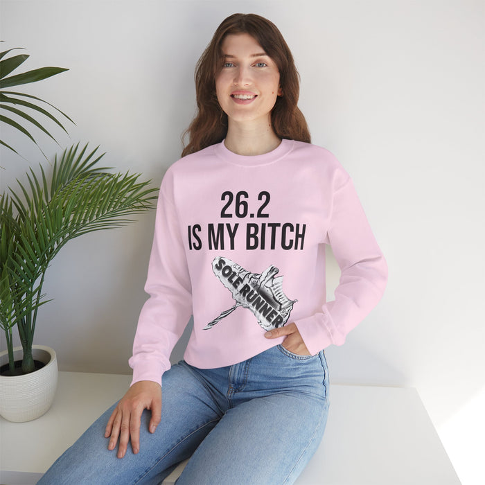 26.2 Is My Bitch: Unisex Heavy Blend™ Crewneck Sweatshirt