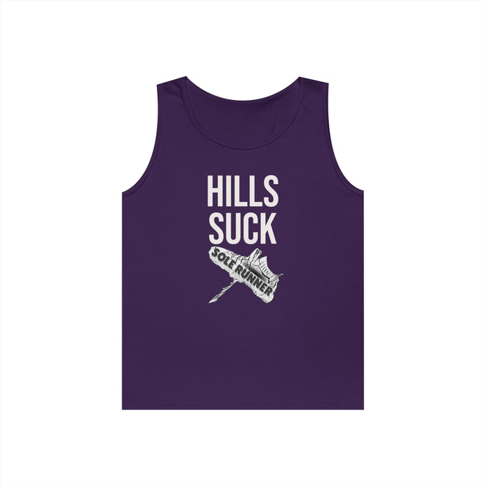 Hills Suck: Unisex Heavy Cotton Tank Top