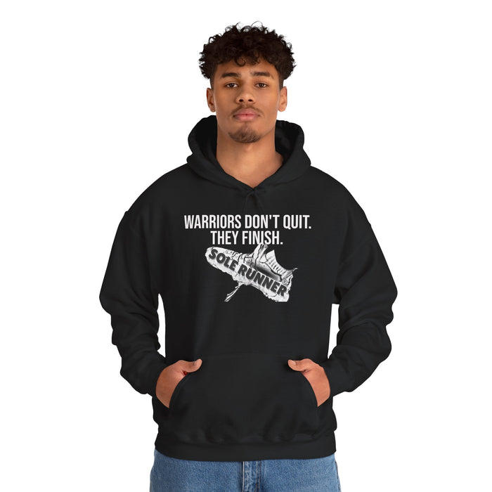 Warriors Don't Quit. They Finish.: Unisex Heavy Blend™ Hooded Sweatshirt