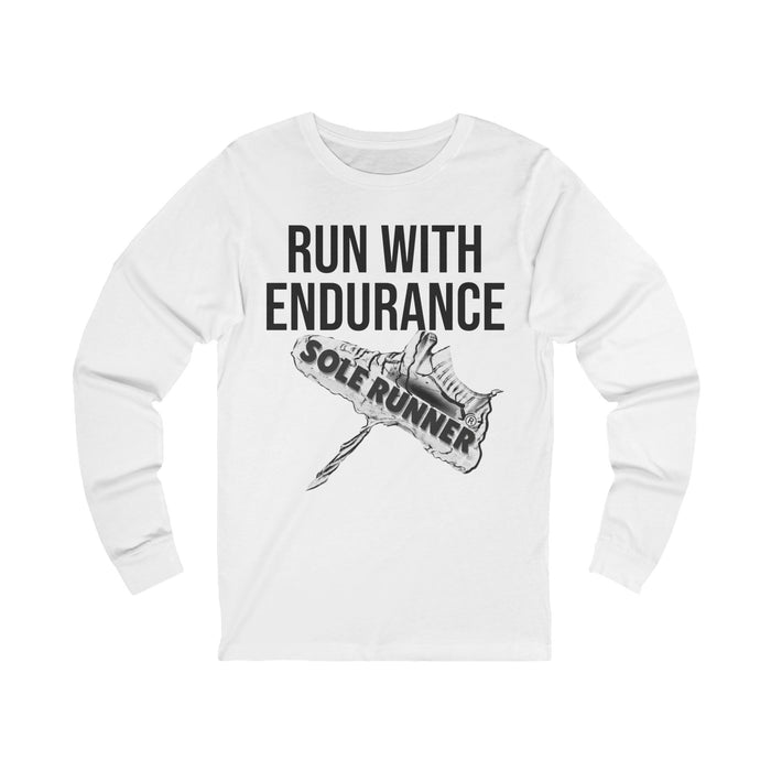 Run With Endurance: Unisex Jersey Long Sleeve Tee