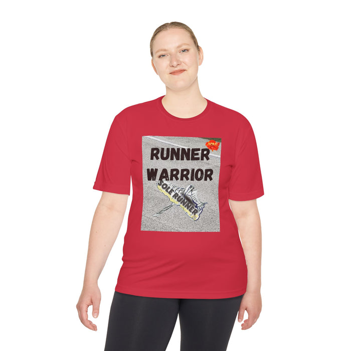 Runner Warrior-Whimsical Moisture Wicking Unisex T-Shirt For Runners