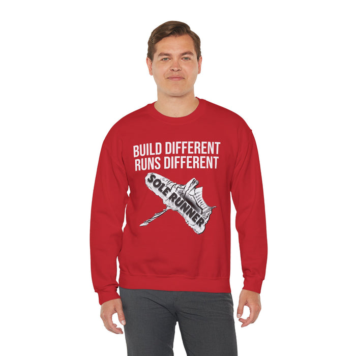 Built Different. Runs Different: Unisex Heavy Blend™ Crewneck Sweatshirt