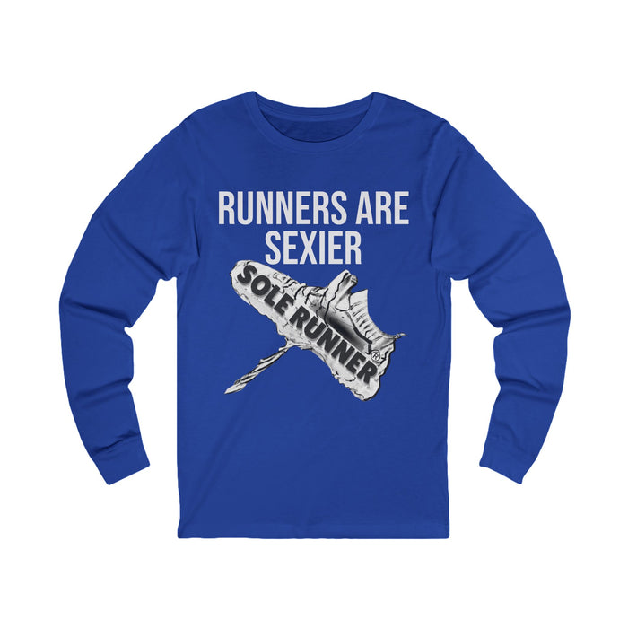 Runners Are Sexier-Sole Runner®: Unisex Jersey Long Sleeve Tee