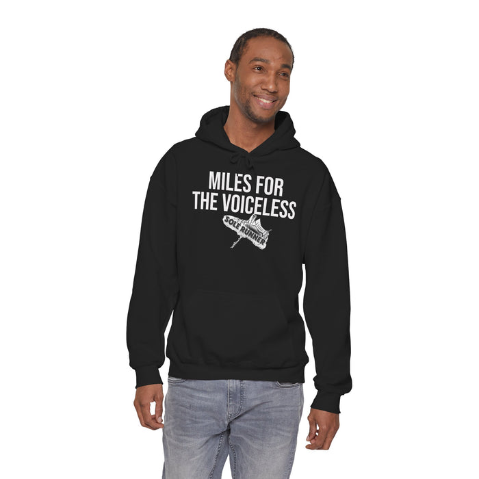 Miles For The Voiceless: Unisex Heavy Blend™ Hooded Sweatshirt
