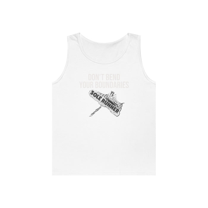 Don't Bend Your Boundaries: Unisex Heavy Cotton Tank Top