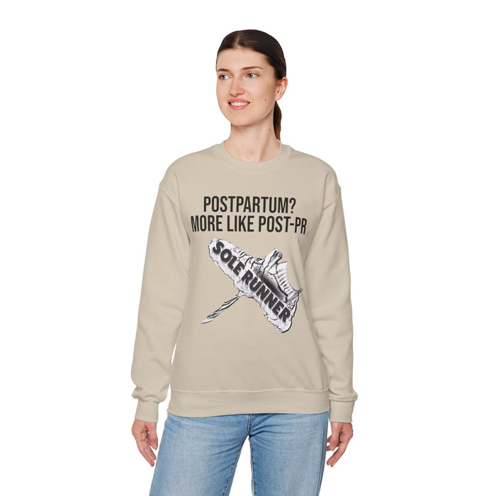 Postpartum? More Like Post-PR: Unisex Heavy Blend™ Crewneck Sweatshirt