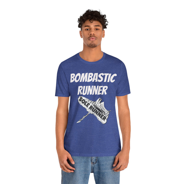 Bombastic Runner: Unisex Jersey Short Sleeve Tee