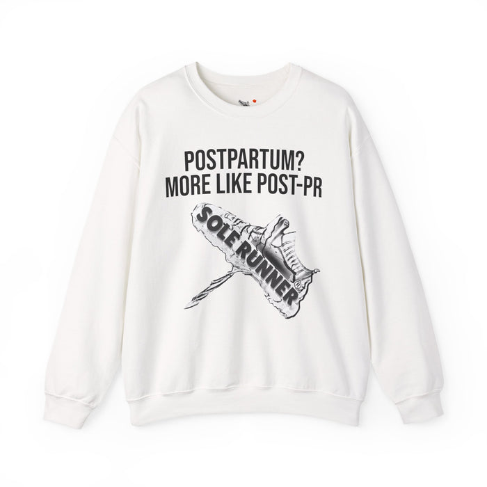 Postpartum? More Like Post-PR: Unisex Heavy Blend™ Crewneck Sweatshirt