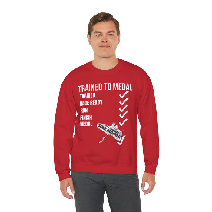 Trained To Medal: Unisex Heavy Blend™ Crewneck Sweatshirt