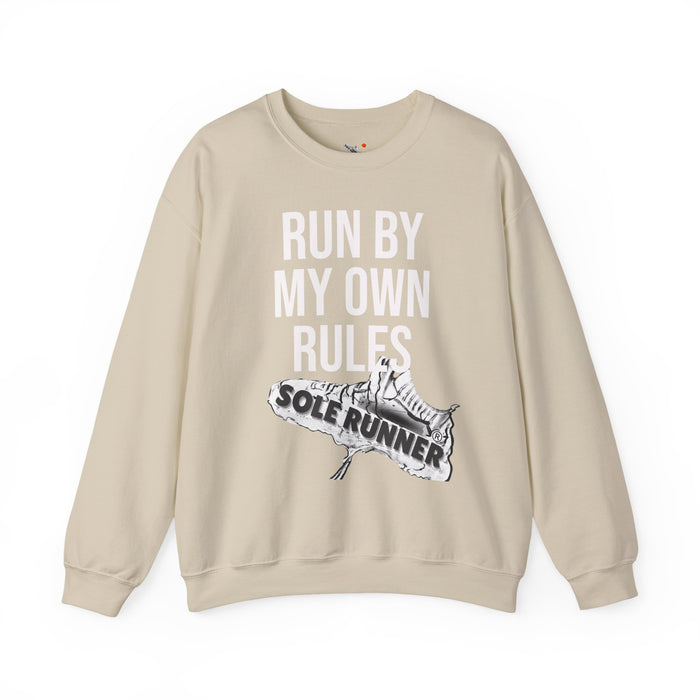 Run By My Own Rules: Unisex Heavy Blend™ Crewneck Sweatshirt