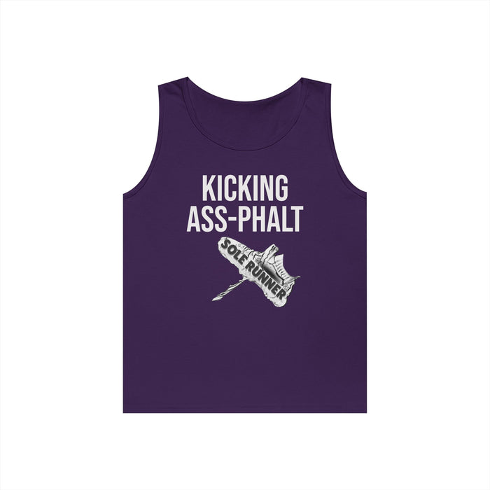 Kicking Ass-Phalt: Unisex Heavy Cotton Tank Top
