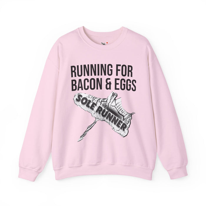 Running For Bacon & Eggs: Unisex Heavy Blend™ Crewneck Sweatshirt