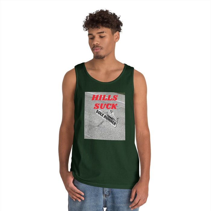 Hills Suck: Unisex Heavy Cotton Tank Top