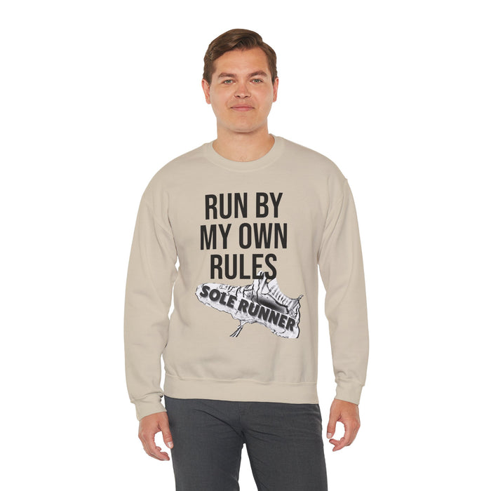 Run By My Own Rules: Unisex Heavy Blend™ Crewneck Sweatshirt