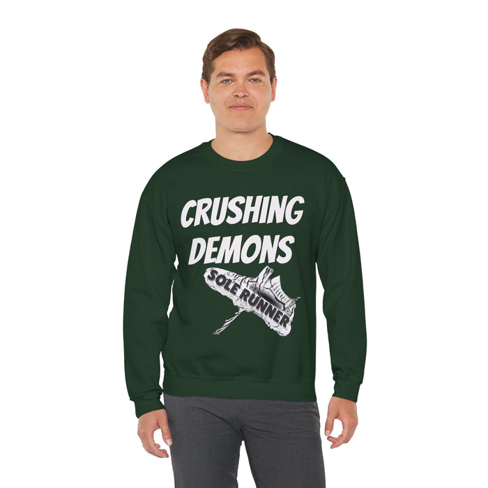 Crushing Demons: Unisex Heavy Blend™ Crewneck Sweatshirt