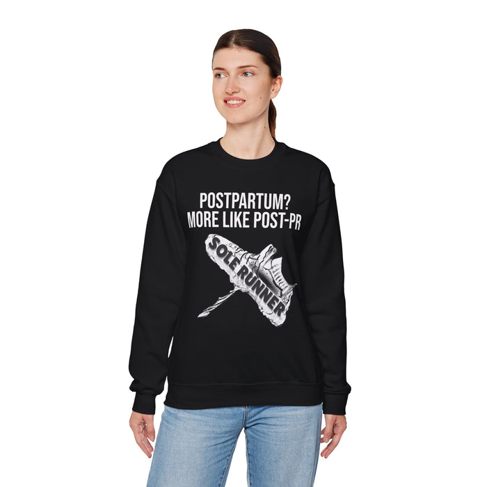 Postpartum? More Like Post-PR: Unisex Heavy Blend™ Crewneck Sweatshirt