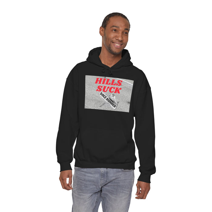 Hills Suck: Unisex Heavy Blend™ Hooded Sweatshirt