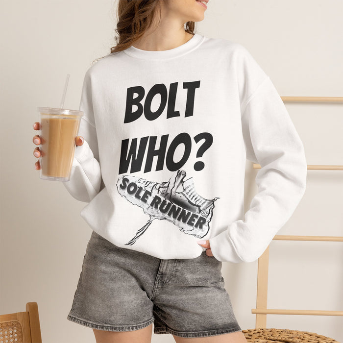 Bolt Who?: Unisex Heavy Blend™ Crewneck Sweatshirt