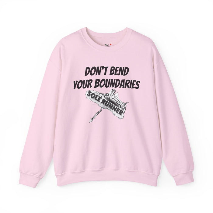 Don't Bend Your Boundaries: Unisex Heavy Blend™ Crewneck Sweatshirt