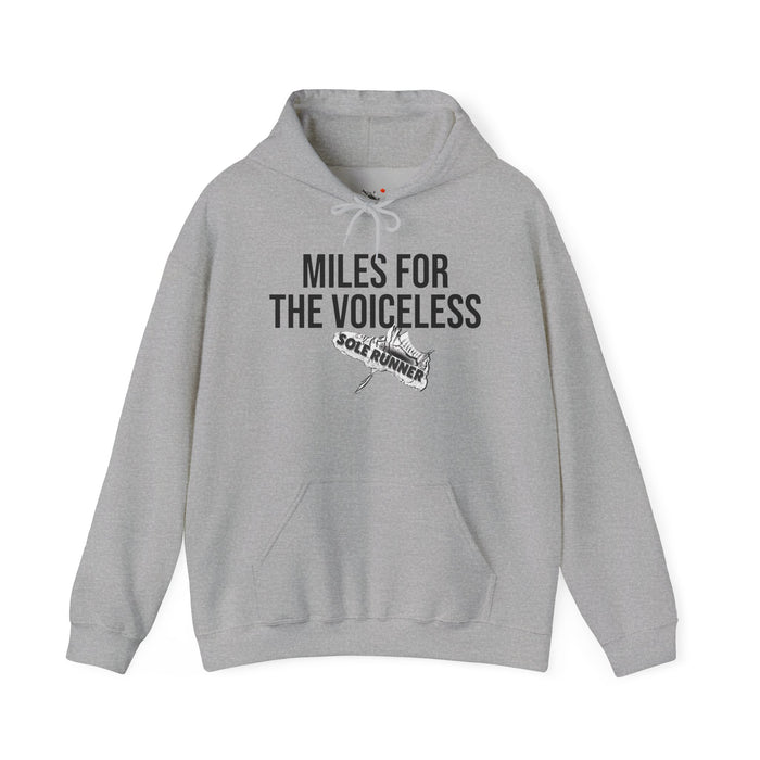 Miles For The Voiceless: Unisex Heavy Blend™ Hooded Sweatshirt