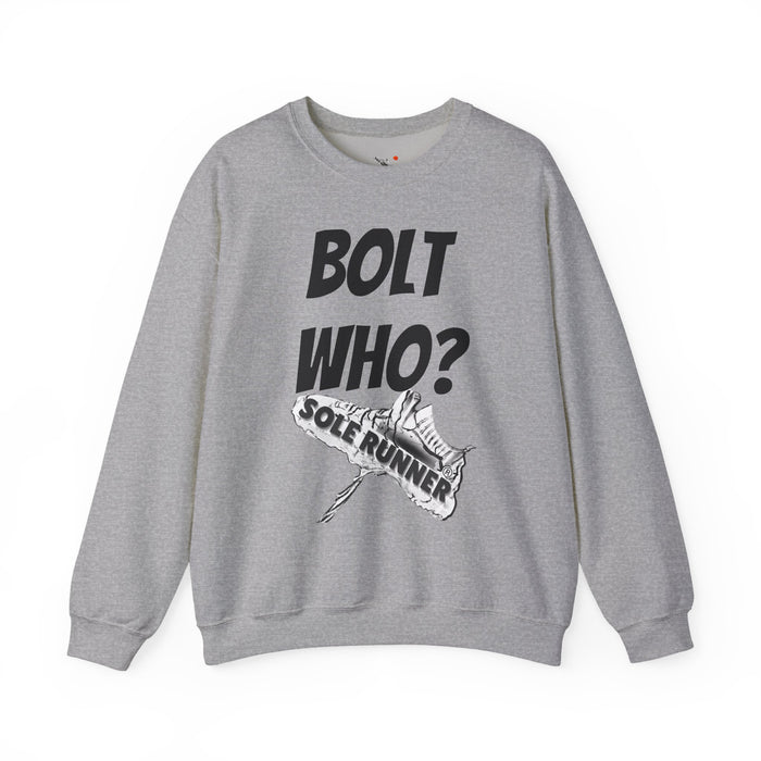 Bolt Who?: Unisex Heavy Blend™ Crewneck Sweatshirt