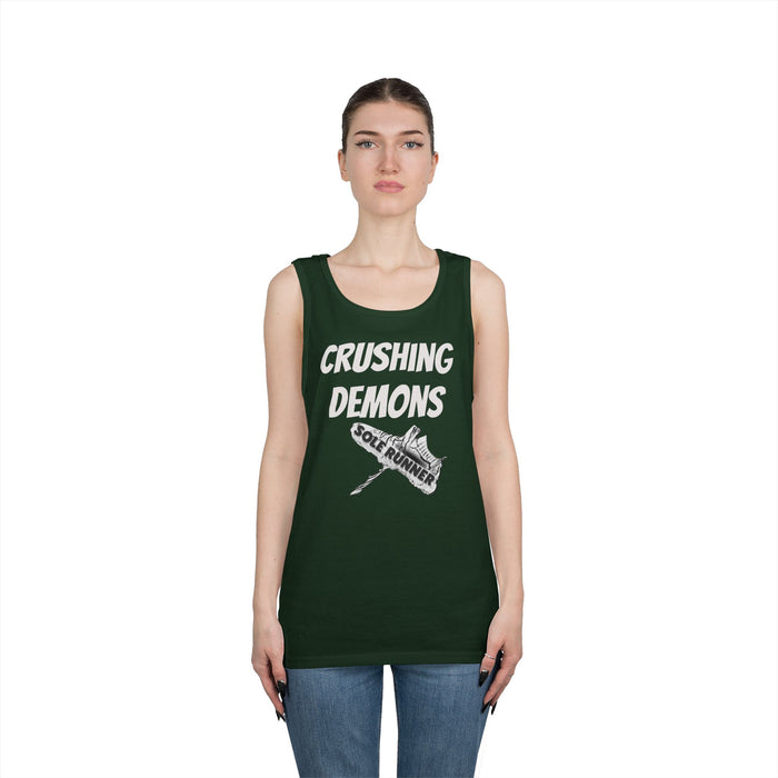 Crushing Demons: Unisex Heavy Cotton Tank Top