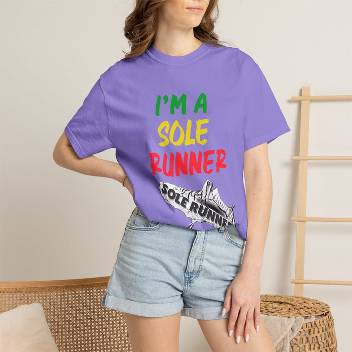 I'm A Sole Runner®-Rasta Colors: Unisex Garment-Dyed T-shirt
