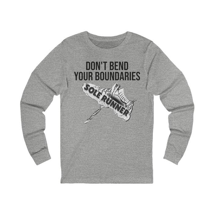 Don't Bend Your Boundaries: Unisex Jersey Long Sleeve Tee