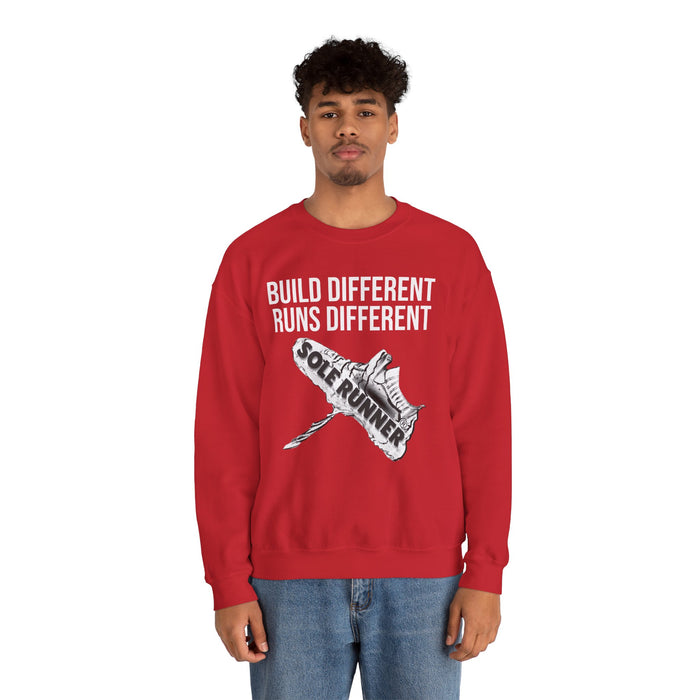 Built Different. Runs Different: Unisex Heavy Blend™ Crewneck Sweatshirt