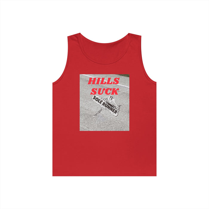 Hills Suck: Unisex Heavy Cotton Tank Top