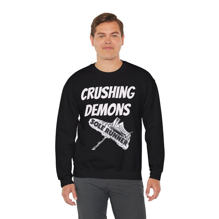 Crushing Demons: Unisex Heavy Blend™ Crewneck Sweatshirt