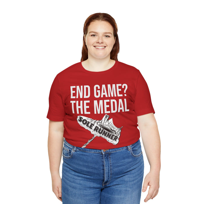 End Game? The Medal: Unisex Jersey Short Sleeve Tee