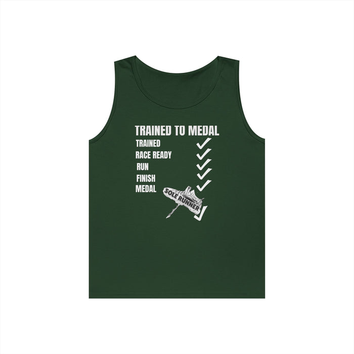 Trained To Medal: Unisex Heavy Cotton Tank Top