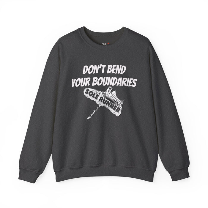 Don't Bend Your Boundaries: Unisex Heavy Blend™ Crewneck Sweatshirt