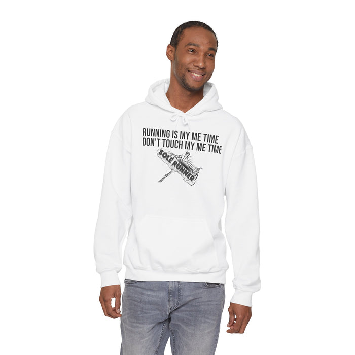 Running Is My Me Time. Don't Touch My Me Time: Unisex Heavy Blend™ Hooded Sweatshirt
