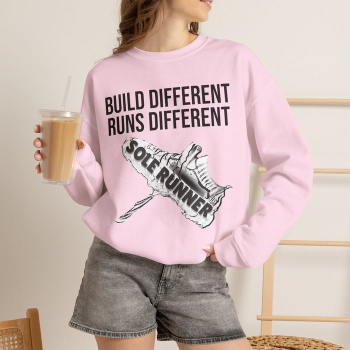 Built Different. Runs Different: Unisex Heavy Blend™ Crewneck Sweatshirt